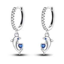 Onnat Dolphin Earring - 925 Silver