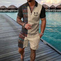 Time Traveler Polo Shirt & Shorts Co-Ord