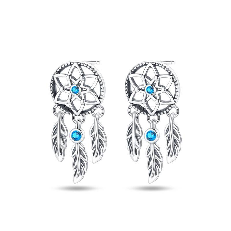 Onnat Blue Dream Filter Earring - 925 Silver