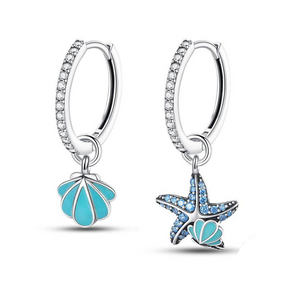 Onnat Shell Star Earring - 925 silver