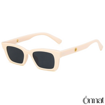 Nick Glasses Beige | Black Sunglasses