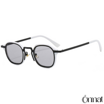 Capri Glasses Black And White | Gray Sunglasses