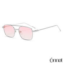 Denne Glasses Silver | Pink Sunglasses