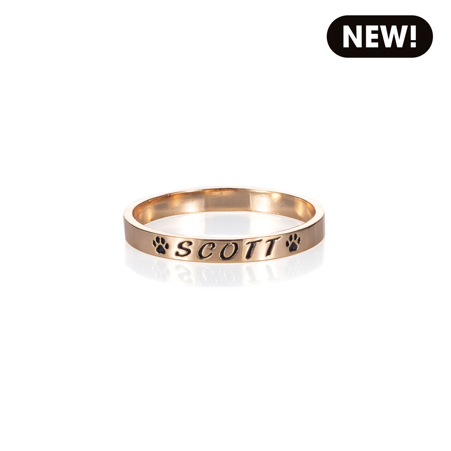 Personalized Faithful Friend Ring