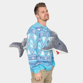 🦈 Holiday Shark Attack Sweater – Dive into Festive Fun!