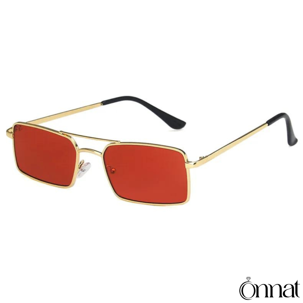 Malibu Glasses Gold⎪Red Sunglasses