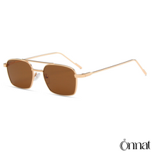 Denne Glasses Gold | Brown Sunglasses