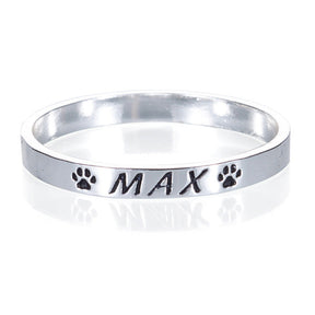 Personalized Faithful Friend Ring