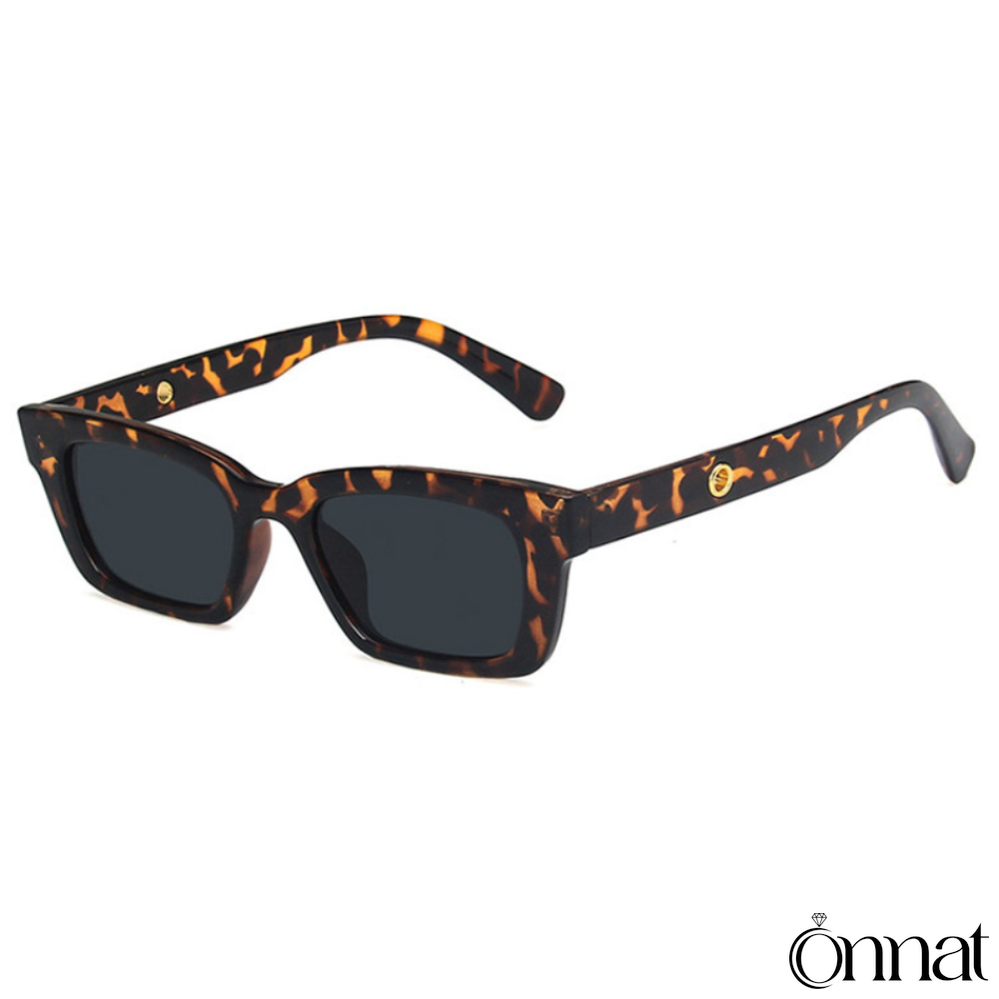 Nick Glasses Leopard | Black Sunglasses