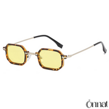 Franci Glasses Yellow | Leopard Sunglasses