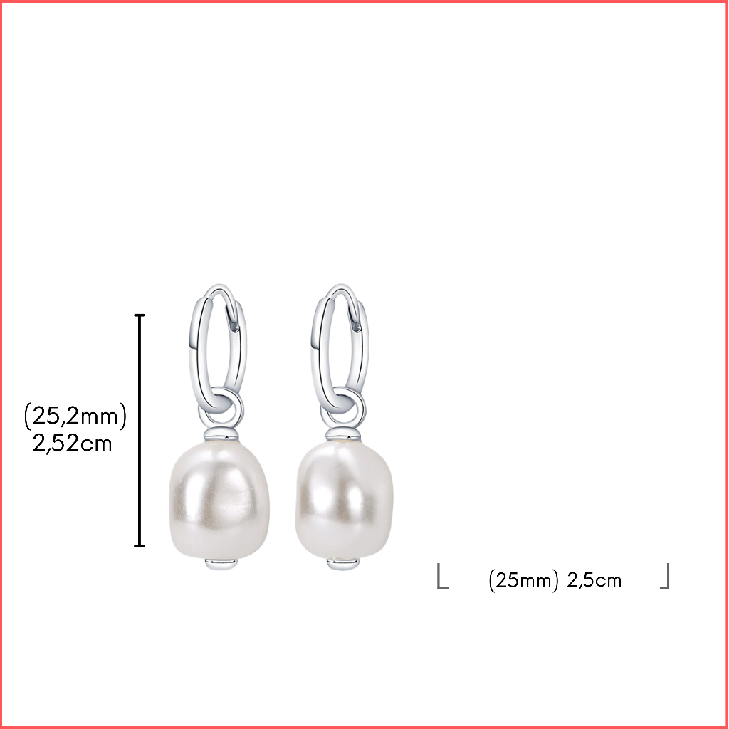 Pearl Earring - 925 Silver