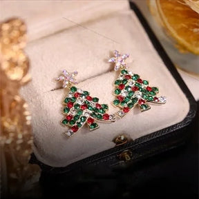 🎁 Christmas Earrings 925 Sterling Silver Vintage 🎄🎄