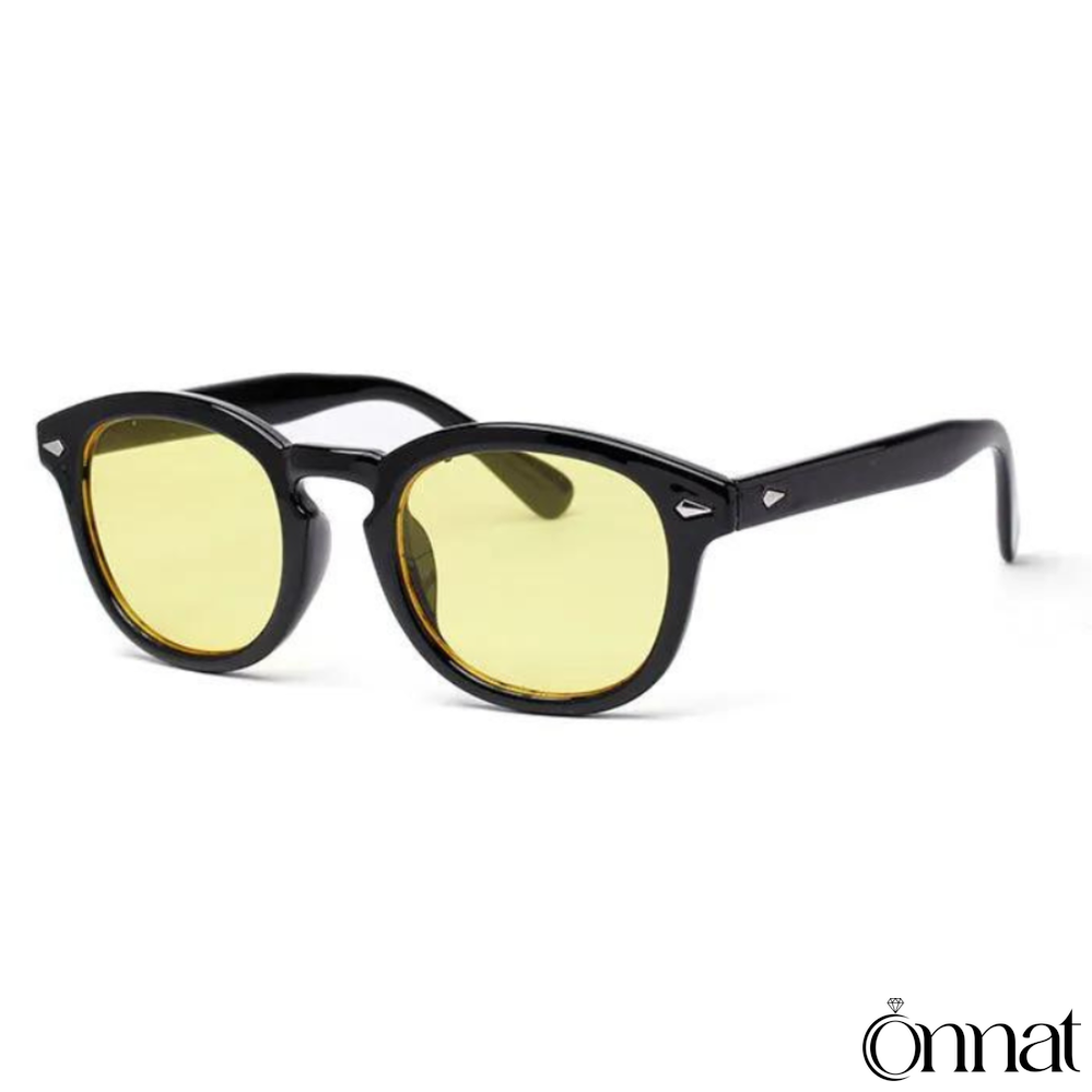 Angel Glasses Black | Yellow Sunglasses