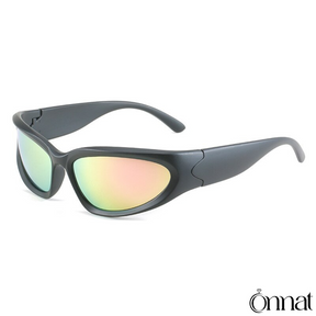 Circuit Glasses Black | Mirrored Sunglasses