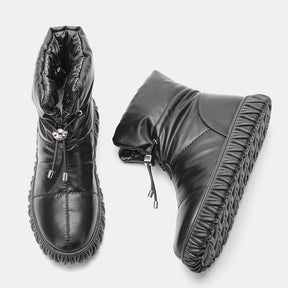 🔥 Unmissable offer 🔥 Waterproof boot in genuine leather, comfortable and super warm