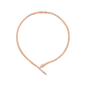 Viper Necklace - Roségold Diamant