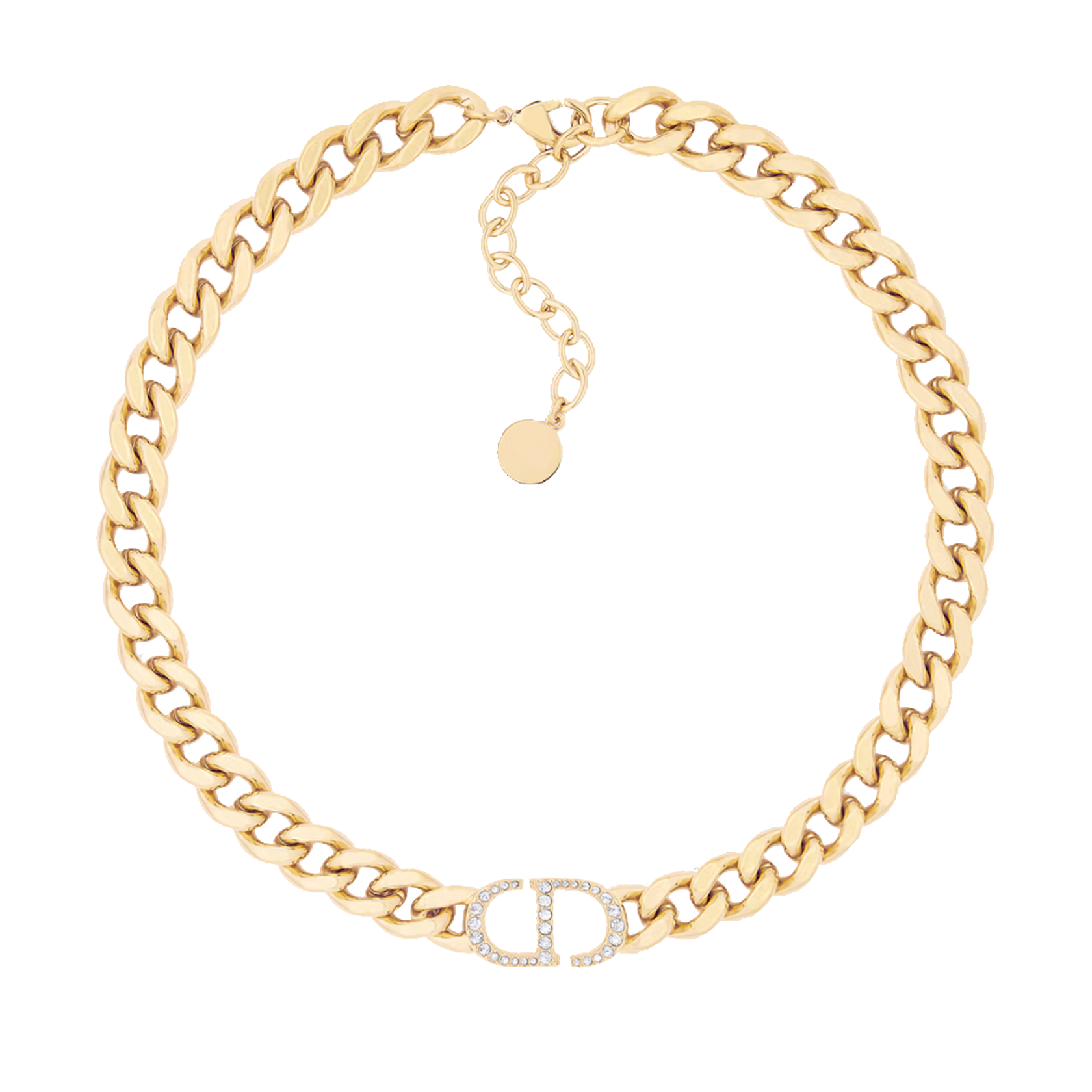 Diana Necklace - Gold Diamant (Logo)