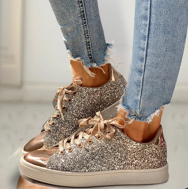 Glitter Casual Sneakers