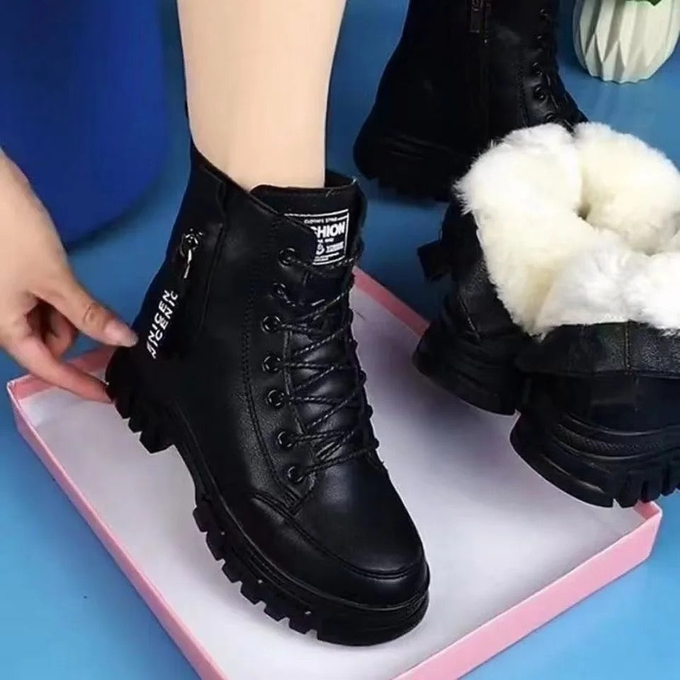 🔥 Unmissable offer 🔥 Warm fur high boots with thick soles