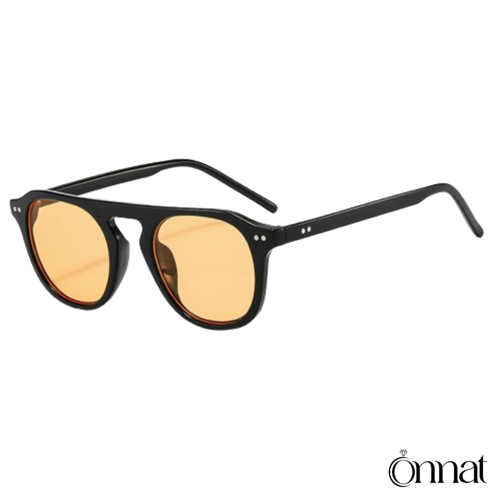 Icon Glasses Black | Orange Sunglasses