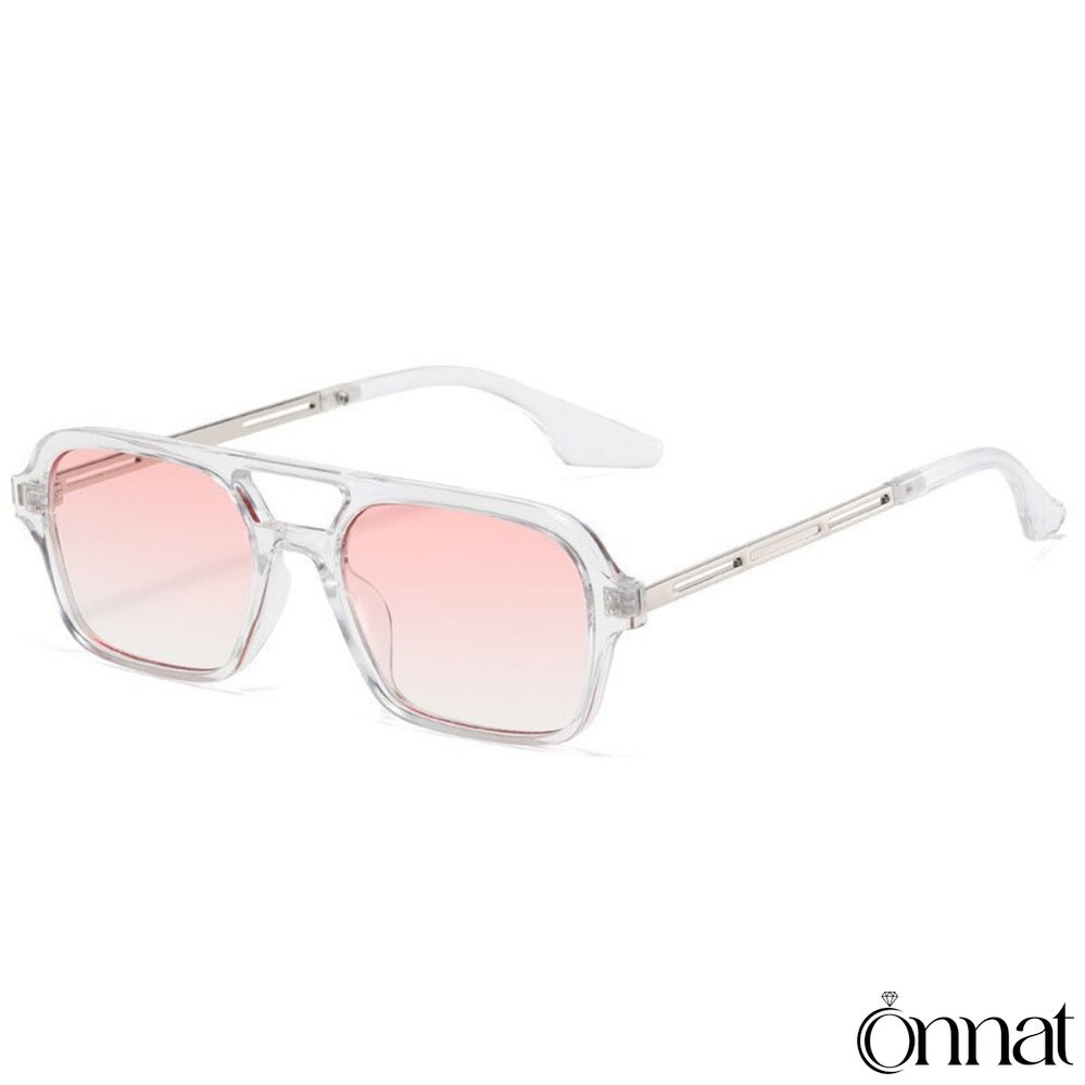 Ovie Glasses Transparent | Pink Sunglasses