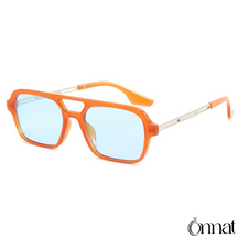 Ovie Glasses Orange | Blue Sunglasses