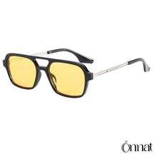 Ovie Glasses Black | Yellow Sunglasses