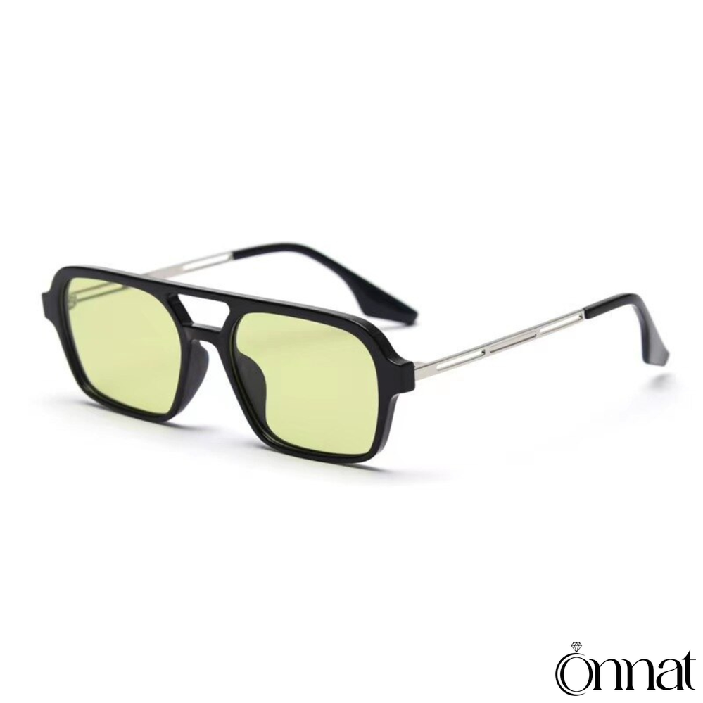 Ovie Glasses Black | Green Sunglasses