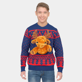 Reindeer Holiday Pullover Christmas Sweater