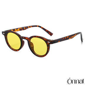 Plazza Glasses Leopard | Yellow Sunglasses