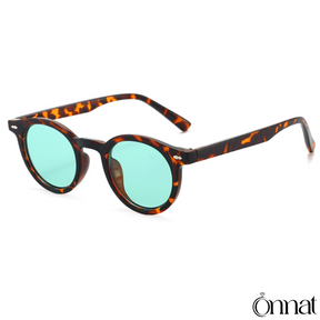 Plazza Glasses Leopard | Green Sunglasses