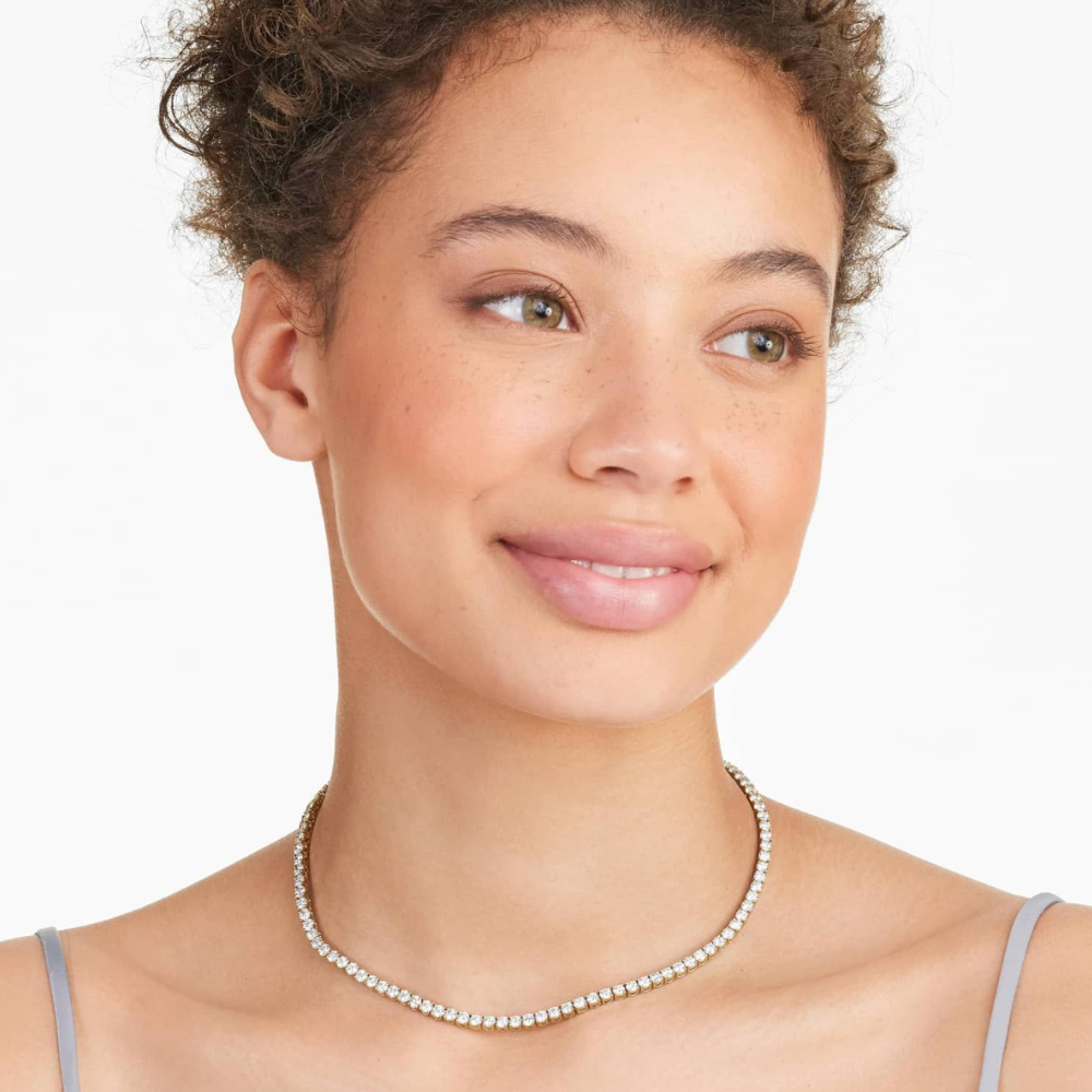 Abby Classic Tennis Necklace - Gold