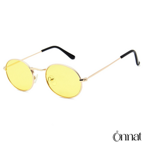 Retro Glasses Honey Gold | Yellow Sunglasses