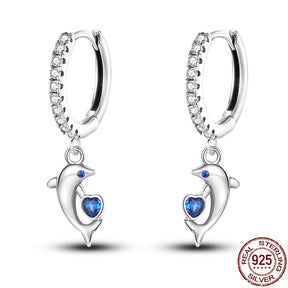 Onnat Dolphin Earring - 925 Silver