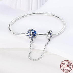 Star Bracelet With Onnat Lock - 925 Silver