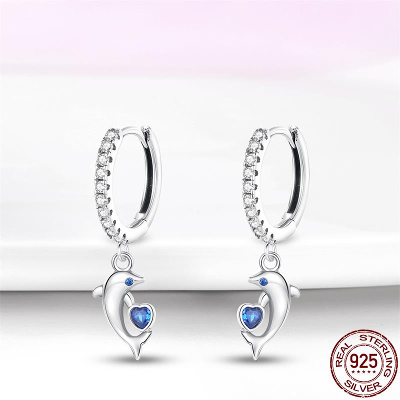 Onnat Dolphin Earring - 925 Silver