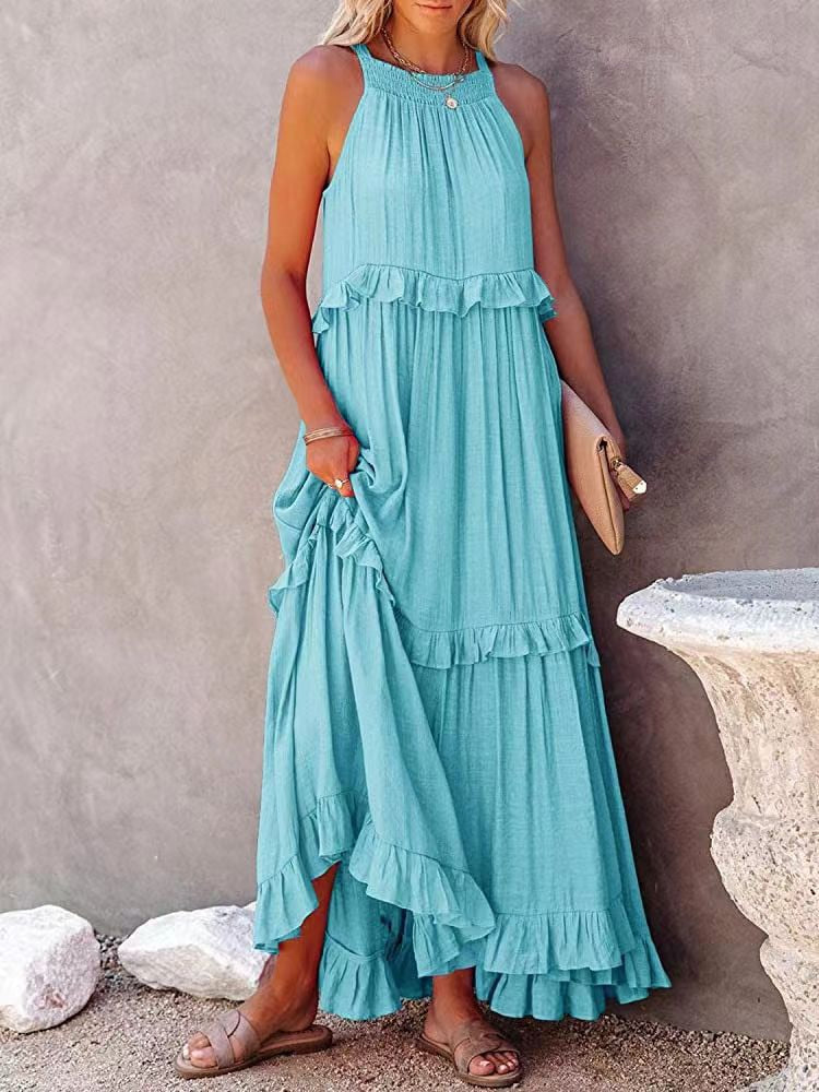 Elegant Ruffle Rachel Dress