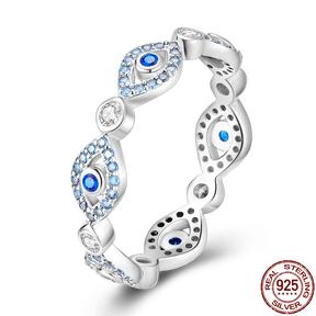 Onnat Greek Eye Ring - 925 silver