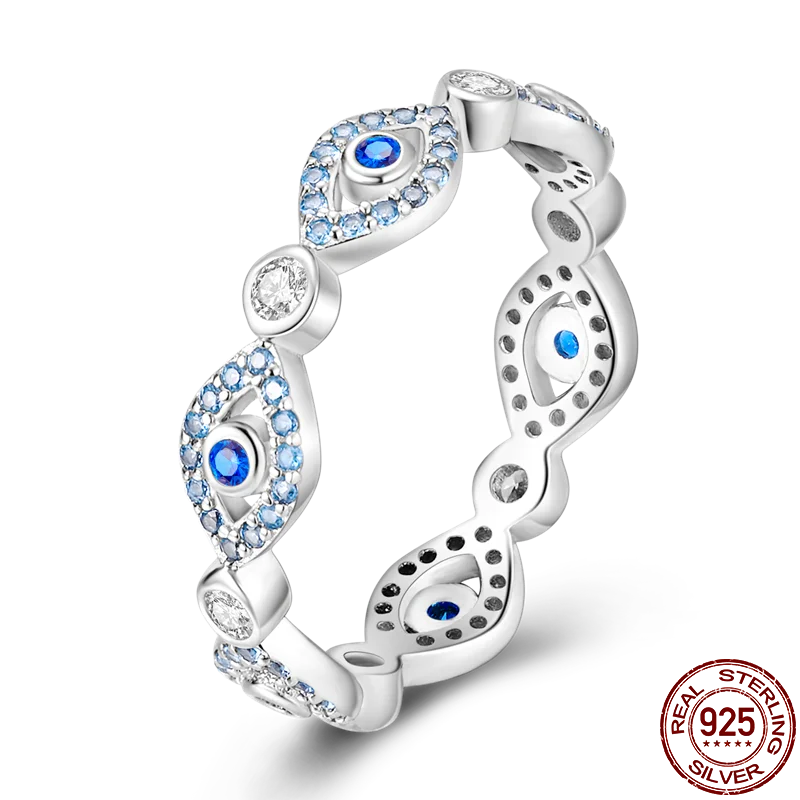 Onnat Greek Eye Ring - 925 silver