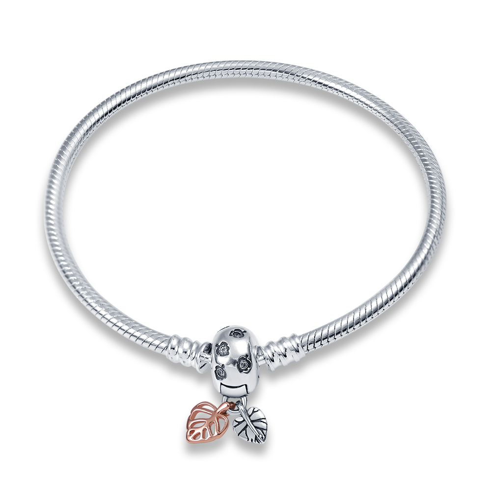 Onnat Blätter Armband - 925 Silber 