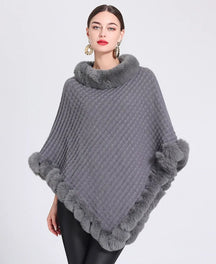 BellaNevada™ – Poncho de inverno feminino 