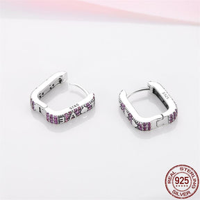 Onnat Studded Love Earring - 925 Silver