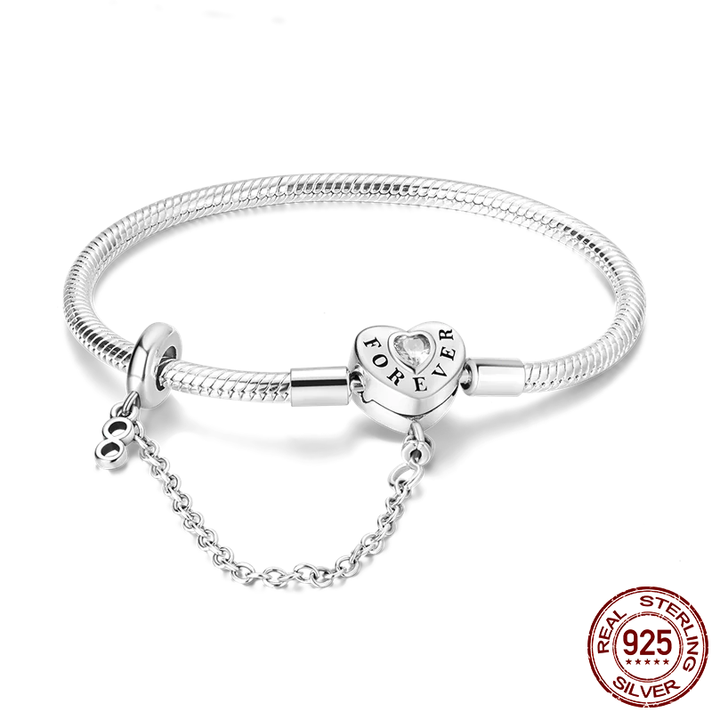 Forever Onnat Heart Bracelet - 925 Silver