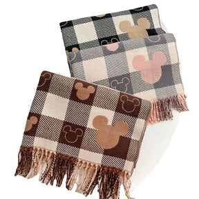 MickeyCharm™ – Cute Cartoon Cashmere Scarf