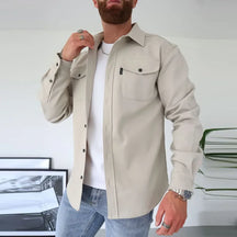 Urban Classic Single-Breasted Overcoat