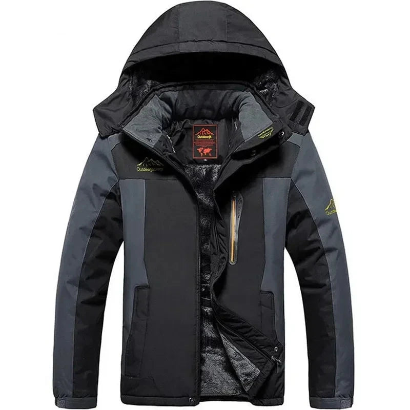 Men’s Ultra-Warm Waterproof Winter Jacket | Military Style