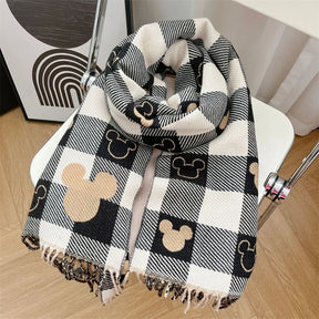 MickeyCharm™ – Cute Cartoon Cashmere Scarf