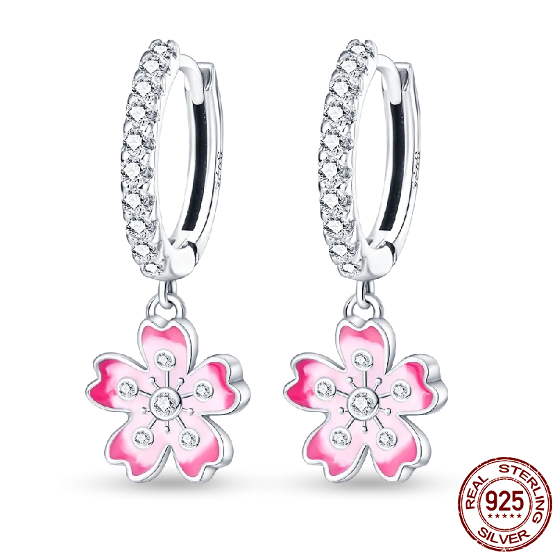 Delicate Flower Earring P Onnat - Silver 925