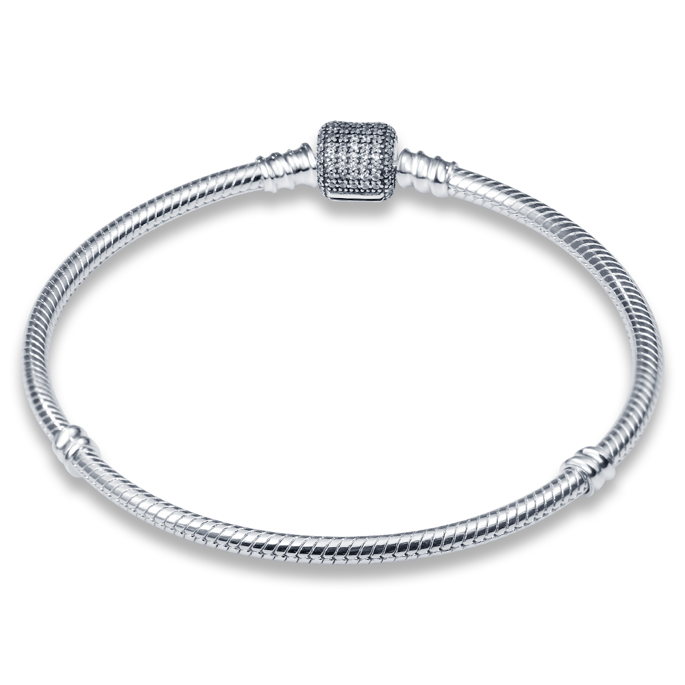 Pulseira Onnat Studded Life - Prata 925