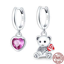 Onnat P Bear Earring - 925 Silver